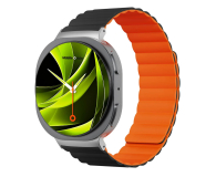 Mobile Origin Easy Strap Magnetic Galaxy Watch 8 Black/Orange - 1502767 - zdjęcie 1